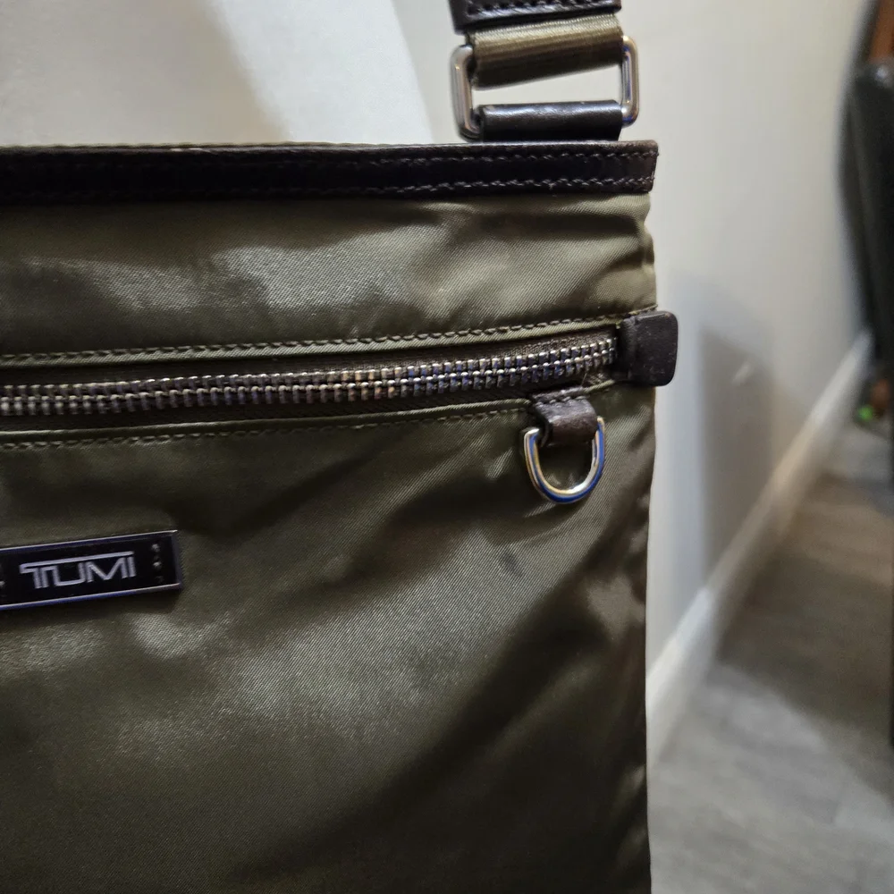 Tumi Olive Crossbody Bag
